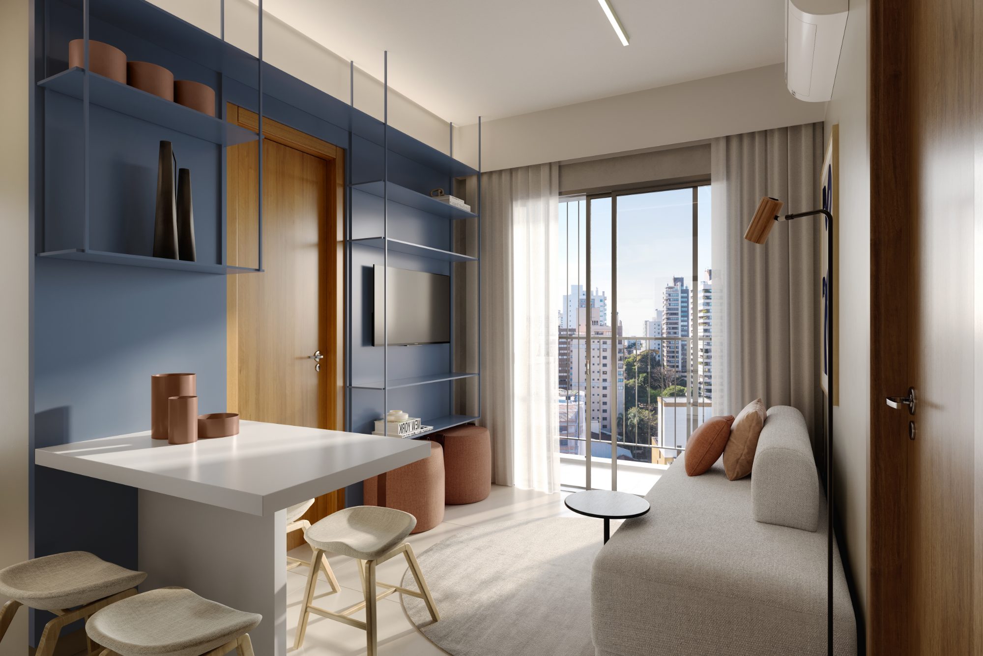 Apartamentos de 1 quartos